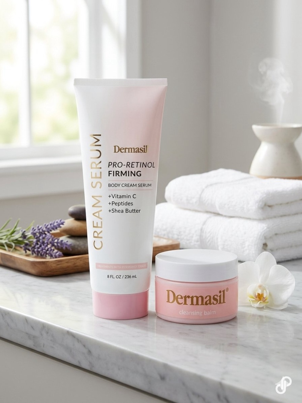 Pro-Retinol Firming Cream Serum and Cleansing Balm